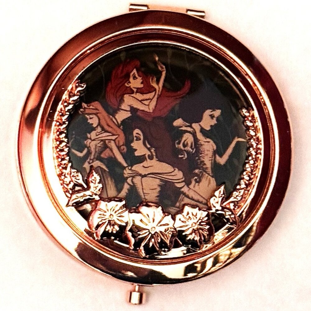 Kate Spade Rose Gold Floral Compact